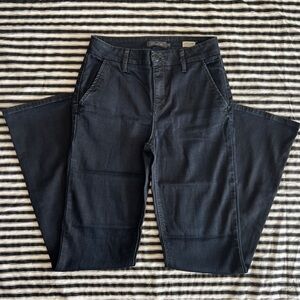 Level 99 Dark Blue Flare Jeans